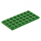 LEGO lapos elem 4x8, zöld (3035)